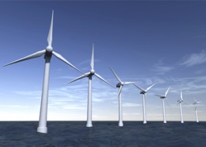 off shore wind turbines